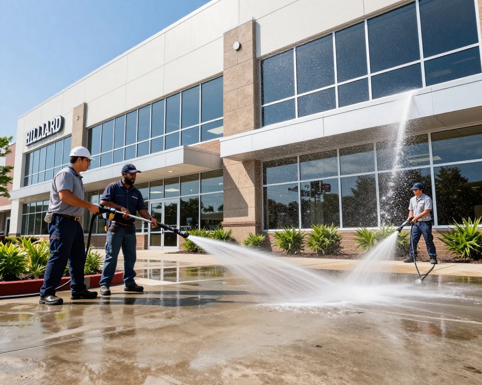 Pressure Washing House In Hilliard